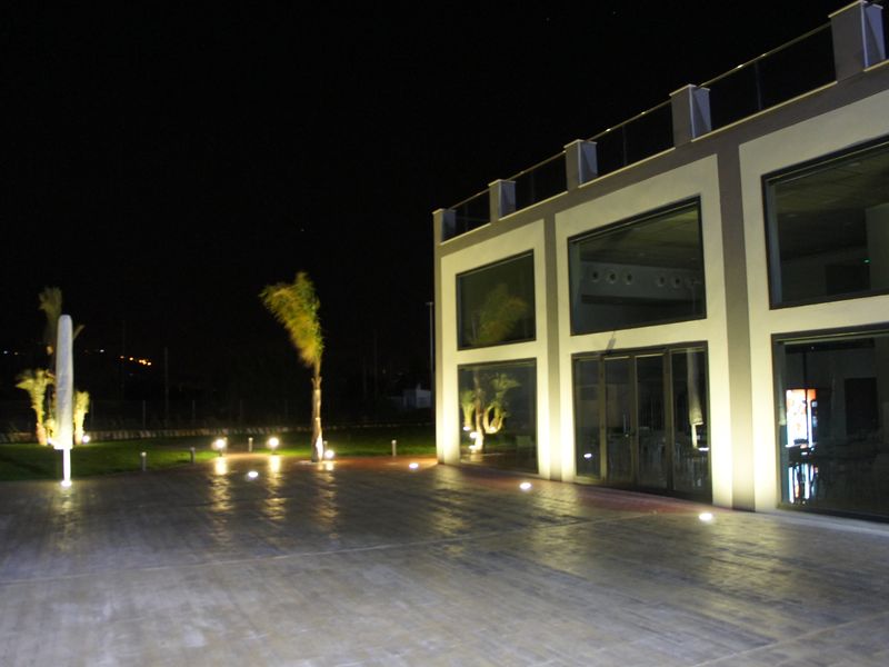 Terraza del albergue